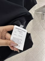 Alexander Wang 2025 Spring/Summer New Arrival T-shirt with Rhinestone and Beaded Logo - Image 11