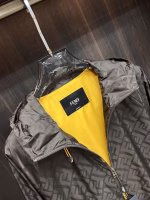 Fendi 2025 Early Spring Hooded Printed Jacket Coat - Image 7