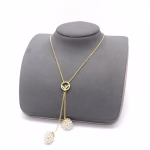 Fendi Flower Necklace with Pearls - Image 5