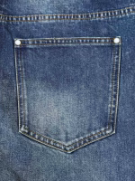 LV Louis Vuitton 2025 Early Spring New Photo Print Gradient Jeans - Image 6