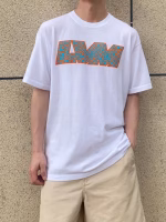 LV Louis Vuitton Leopard Print Letter Intarsia Short-Sleeve Crew Neck T-Shirt - Image 6