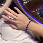 LV Louis Vuitton🇷🇼 Multi-element Agate Thai Silver Style Bracelet - Image 6