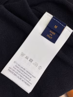 LV Louis Vuitton Lapel Jacquard Long-Sleeve Polo Shirt - Image 7