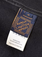 Louis Vuitton 2025 Early Spring New Flocked Mosaic Denim Jacket - Image 13