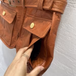 Chloé 2025 Early Autumn Vintage Leather Vest Coat - Image 3