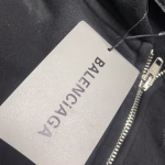 Balenciaga Eiffel Tower Paris Night Distressed, Dirty, Ripped, Washed Hooded Zip-Up Jacket Sweatshirt - Image 8