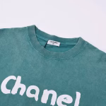 Chanel Hand - painted Heavy - work Washed T - shirt - Image 8