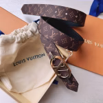 LV's latest embossed women's belt
