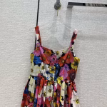 Dolce & Gabbana Spring/Summer New Arrival Resort-style Vibrant Printed Camisole Dress - Image 8