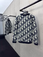 DIOR Jacquard Knit Mohair Cardigan - Image 3