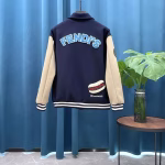 Fendi 2024 Runway Collection Baseball Jacket Coat - Image 8