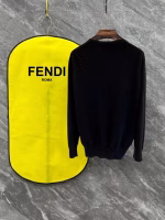 Fendi 2025 Autumn/Winter Exquisite Logo Crew Neck Sweater - Image 8