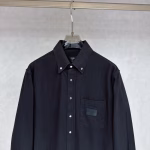 FENDI Leather Patch Men's Shirt - Image 8