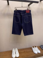 Gucci 2025 Spring/Summer New Straight-Fit Slim Denim Shorts - Image 7