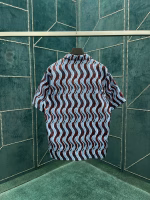 Gucci 2025 Early Spring New Cotton Checked Shirt T-Shirt - Image 8