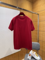 GUCCI Ancla Red Embellished Printed Knitted Cotton T-Shirt - Image 8