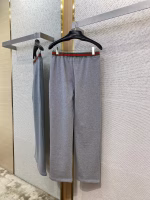 GUCCI Red and Green Web Casual Trousers - Image 9