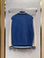 GUCCI Denim Cherry Baseball Jacket - Image 5
