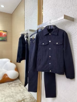 GUCCI Double G Jacquard Denim Set - Image 8