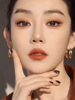 YSL Saint Laurent Letter Earrings, Original Brass Material - Image 9