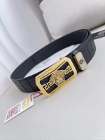 VERSACE Classic Medusa Head Full Steel Buckle Top-Grain Cowhide Belt - Image 5