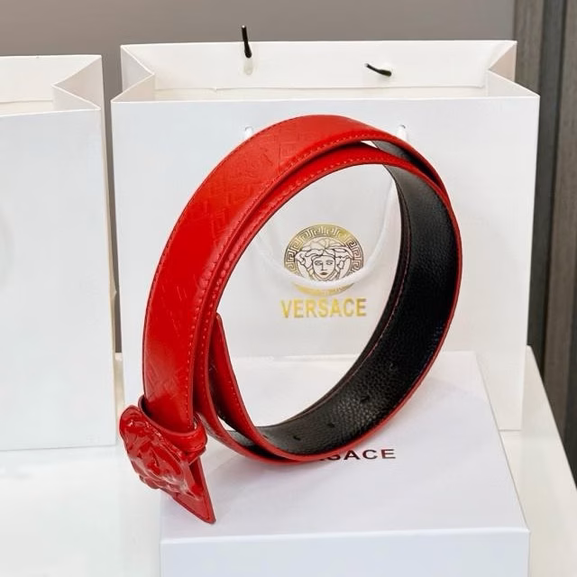 2 VERSACE Full-Print Embossed Belt - Image 1