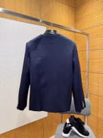 Louis Vuitton Pocket Embroidered Wool Blend Suit Jacket - Image 3