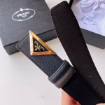 Original Prada Triangle Logo Women's Belt - Image 5