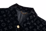 LV 2024 Bonfire Flocked Denim Puffer Jacket - Image 7