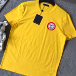 LV 2022 Spring/Summer Latest Hit Golden Short-Sleeve T-Shirt