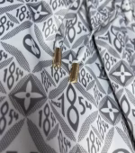 LV 2022 Spring-Summer Latest Collection Classic Monogram Wide-Leg Pants - Image 7