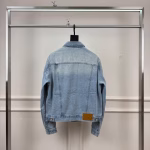 Louis Vuitton 2024 Autumn/Winter New Heavy-Duty Washed Denim Jacket - Image 4
