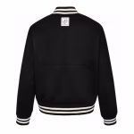 LV Louis Vuitton 2024 Crystal Embellished Suede Baseball Jacket - Image 7