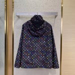 LV Louis Vuitton Colorful Printed Hooded Jacket - Image 5