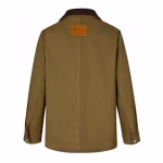 LV Louis Vuitton Canvas Olive Green Suit Jacket - Image 3