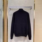 LV Louis Vuitton Embossed Jacquard Stand-Collar Knit Sweater - Image 5