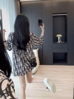 2022 Dior Monogram Logo Barrage Shirt - Image 4