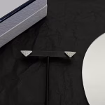 𝐏𝐑𝐀𝐃𝐀 Inverted Triangle Earrings - Image 4