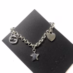 Gucci 2019 Single Star 925 Silver Bracelet - Image 3