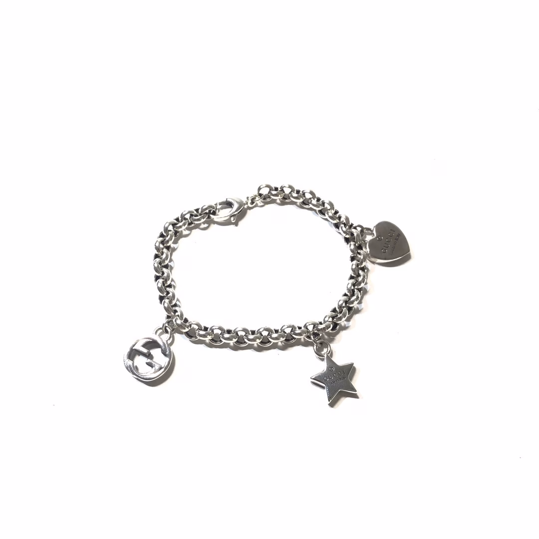 2382b698 Gucci 2019 Single Star 925 Silver Bracelet - Image 1