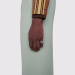 Gucci Interlocking Double G Green Ring - Image 2