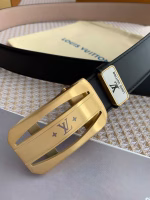 LV Louis Vuitton Automatic Buckle Men's Belt - Image 3