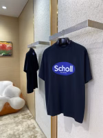 BLCG Balenciaga Shuangjian Print Crew Neck Short-Sleeve T-Shirt - Image 4