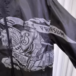 Burberry 2025 Spring/Summer New Men's Equestrian Knight Logo Nylon Trench Coat Jacket - Image 9