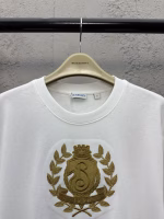 BURBERRY Golden Leaf Logo Short-Sleeve Top - Image 2