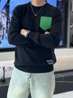 Bottega Veneta (BV) 2024 Autumn/Winter New Wool Blend Knitted Long-Sleeve Sweater - Image 9