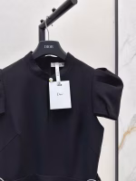 Dior 2025 Early Spring Latest Miss Series Puff-Sleeve Dress - Image 6