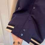 Celine 2022 Early Spring New Color-Block Baseball Jacket - Image 8