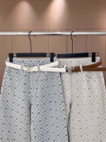 Celine 2025 Bestselling Heavy-Duty Jacquard Jeans (with Belt) - Image 7