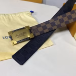 LV Double-Sided Monogram Canvas Tie-Dye Craft Belt - Image 3